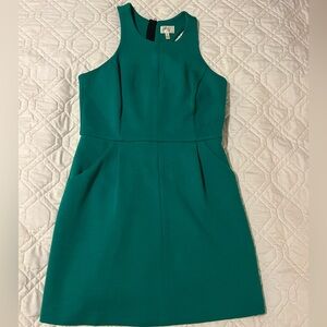 Milly Teal Sleeveless Mini Dress